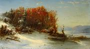 First Snow Along the Hudson River Regis-Francois Gignoux